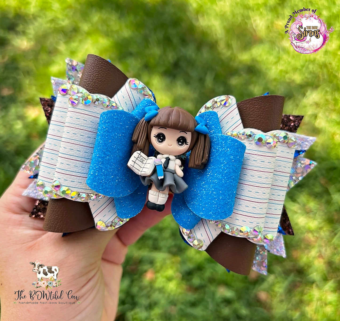 Back to School Over the Top Bow