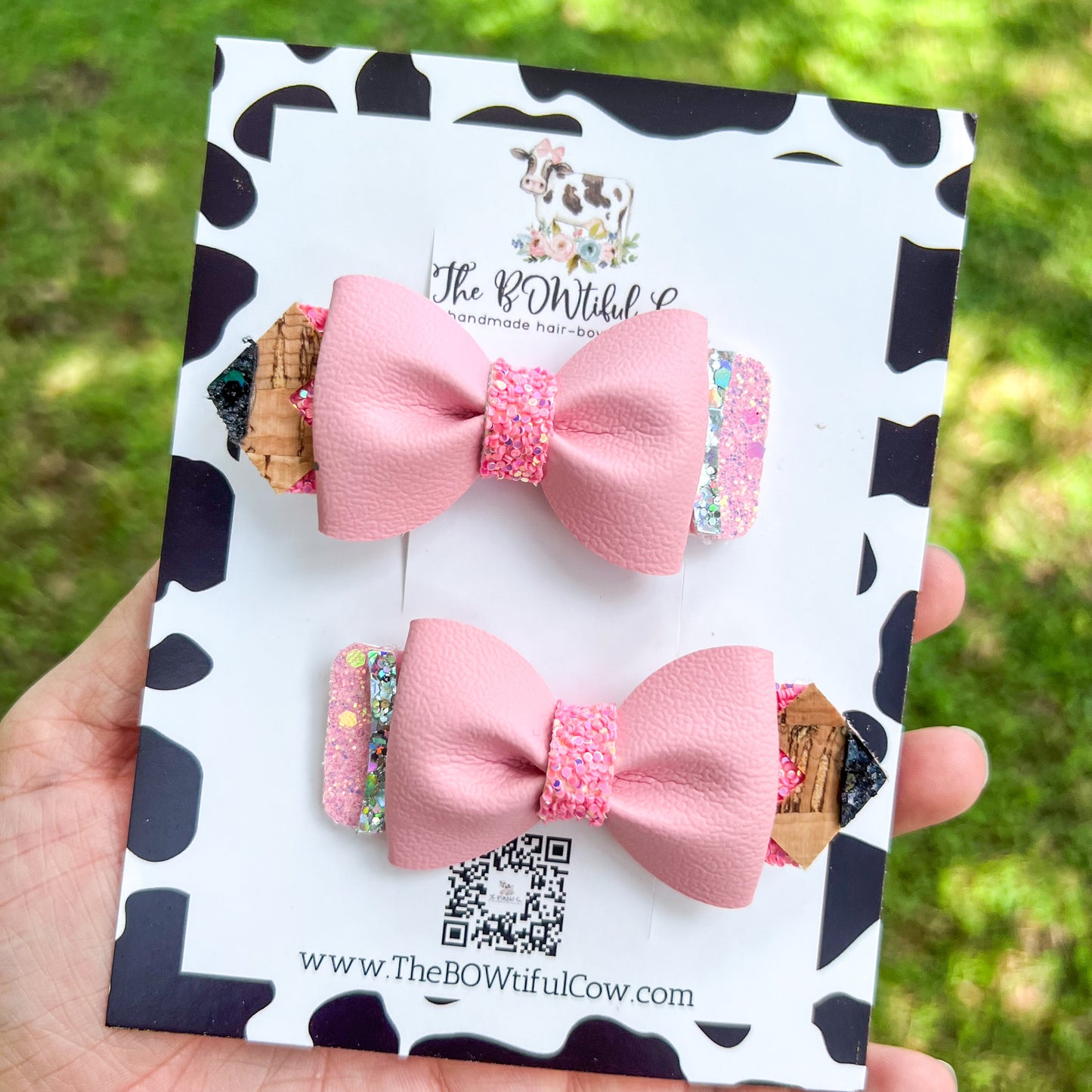 Back to School Pencil Bow Pigtails