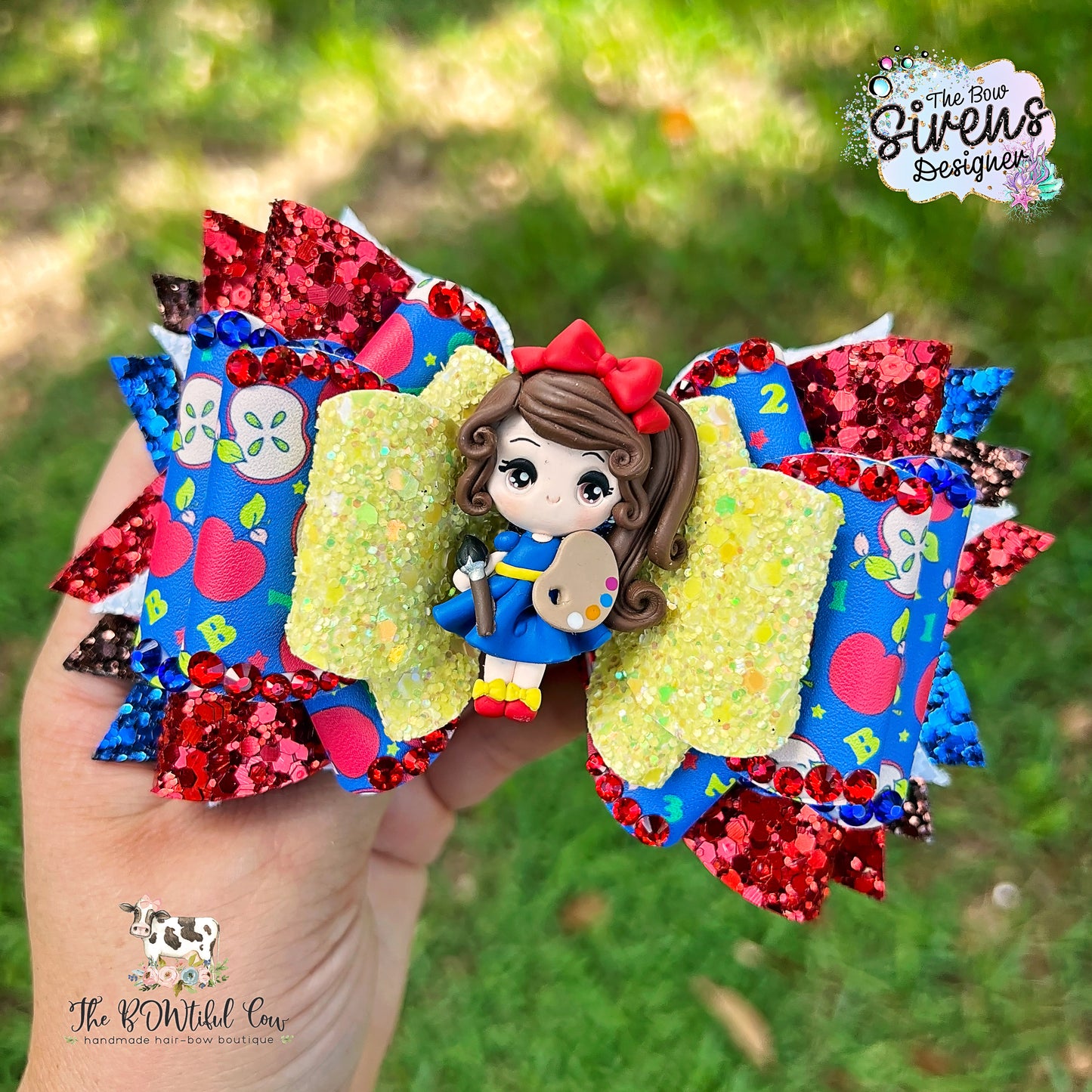 Back to School Over the Top Bow