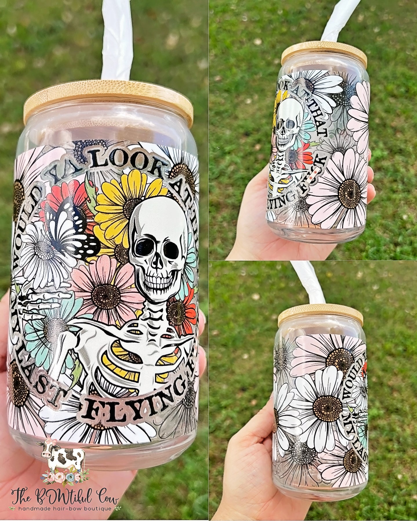 Skeleton Glass Tumbler