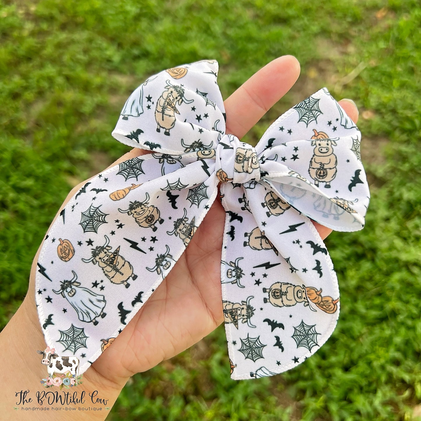 Halloween Fabric Bow