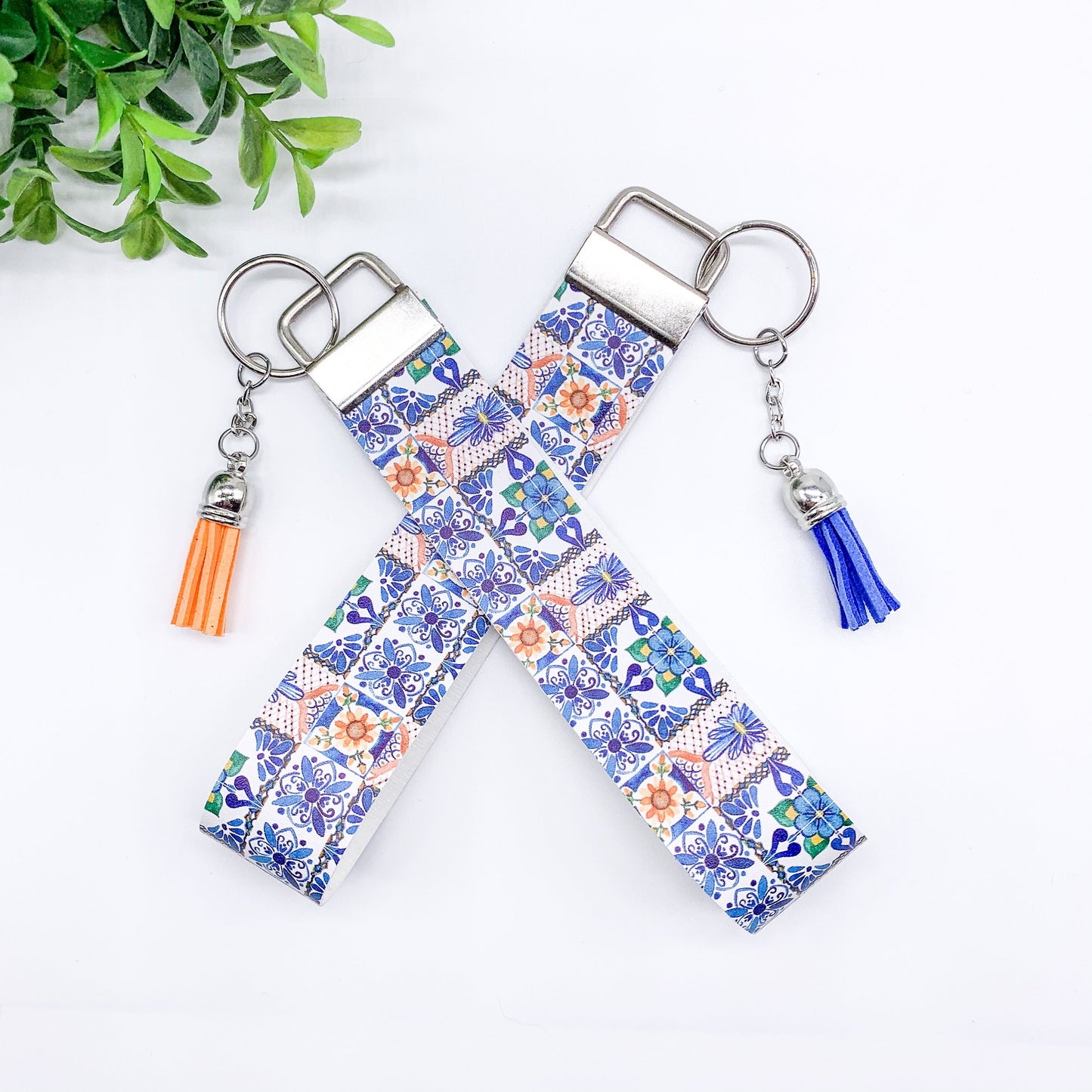 Cinco de Mayo Faux Leather Keychain