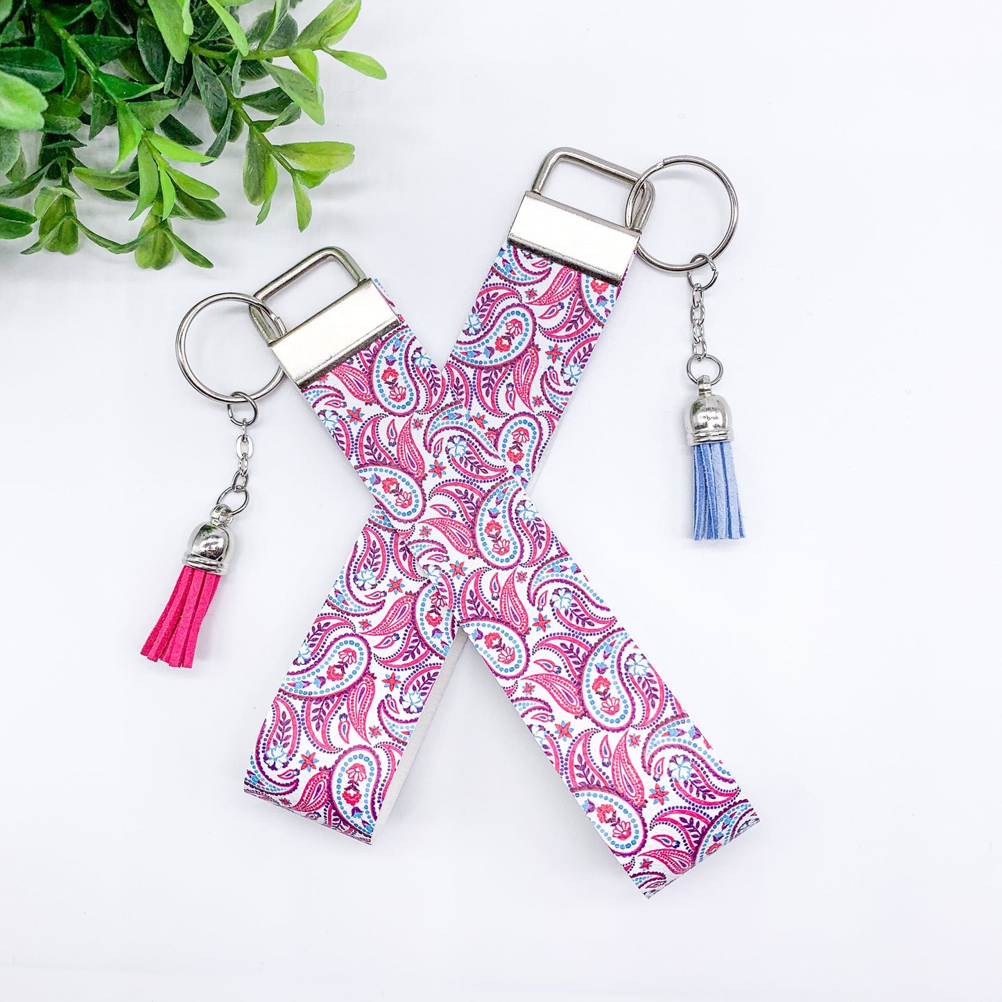 Cinco de Mayo Faux Leather Keychain