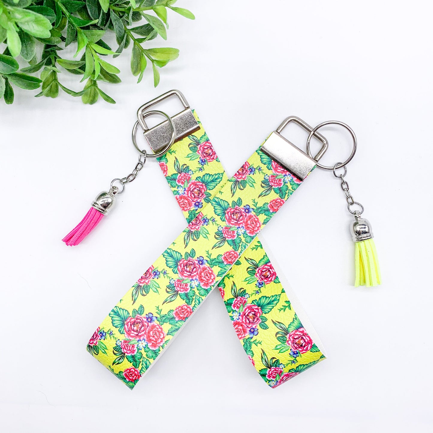 Cinco de Mayo Faux Leather Keychain