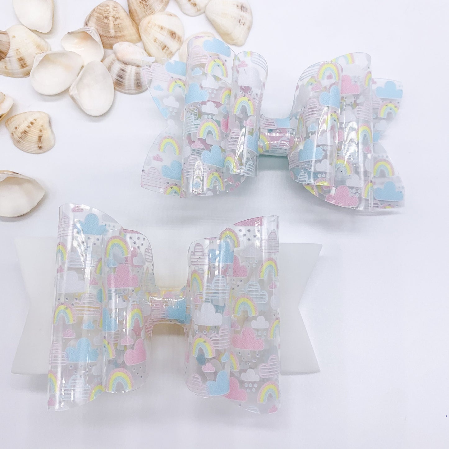 Rainbows and Clouds Pool Bow