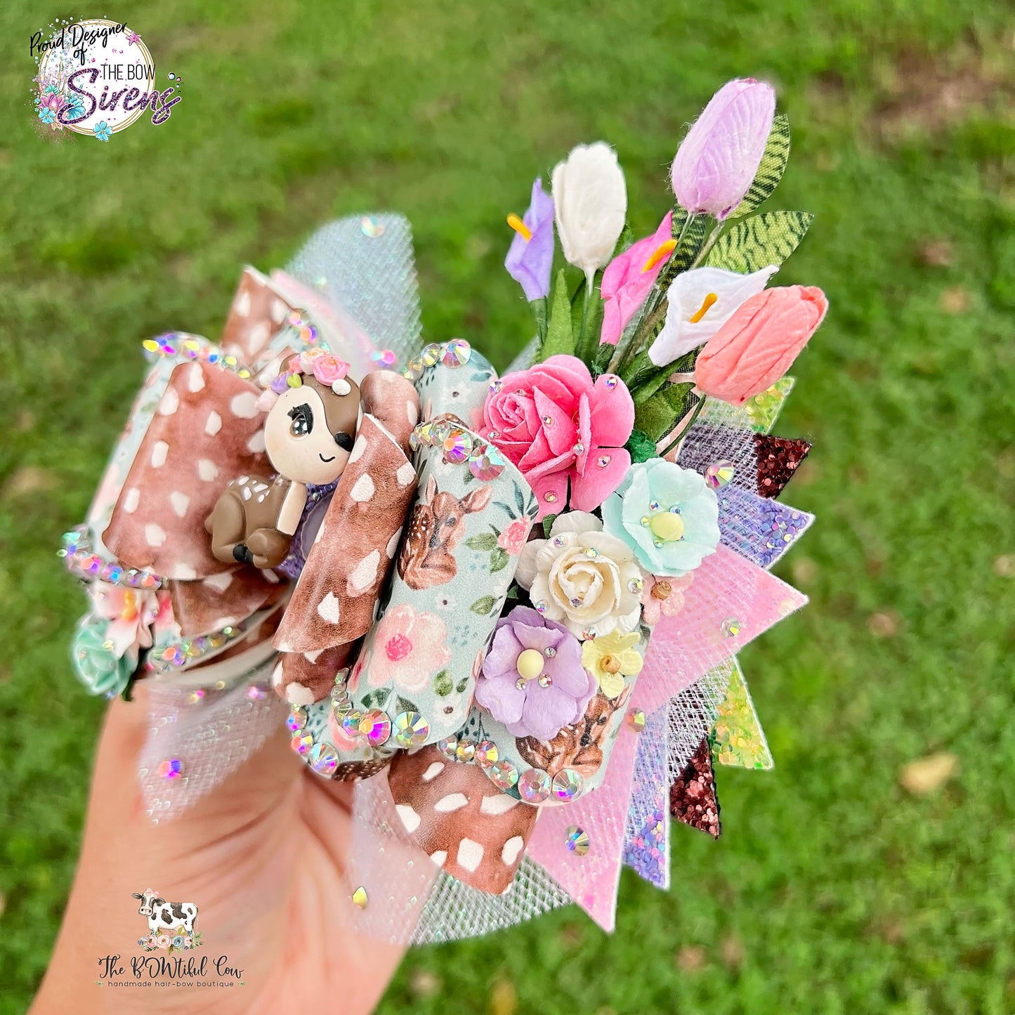 Dreamy Meadow Over the Top Bow
