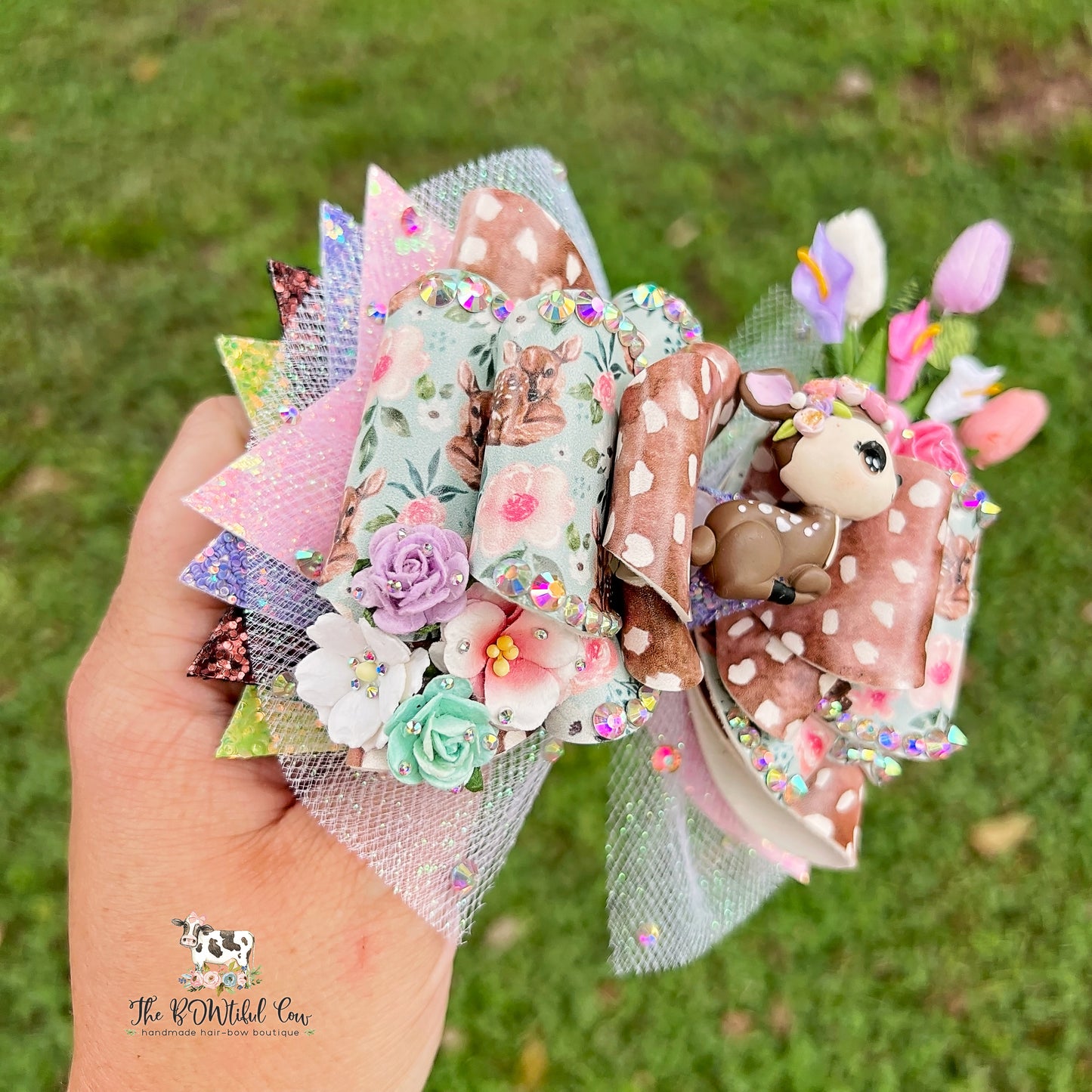 Dreamy Meadow Over the Top Bow