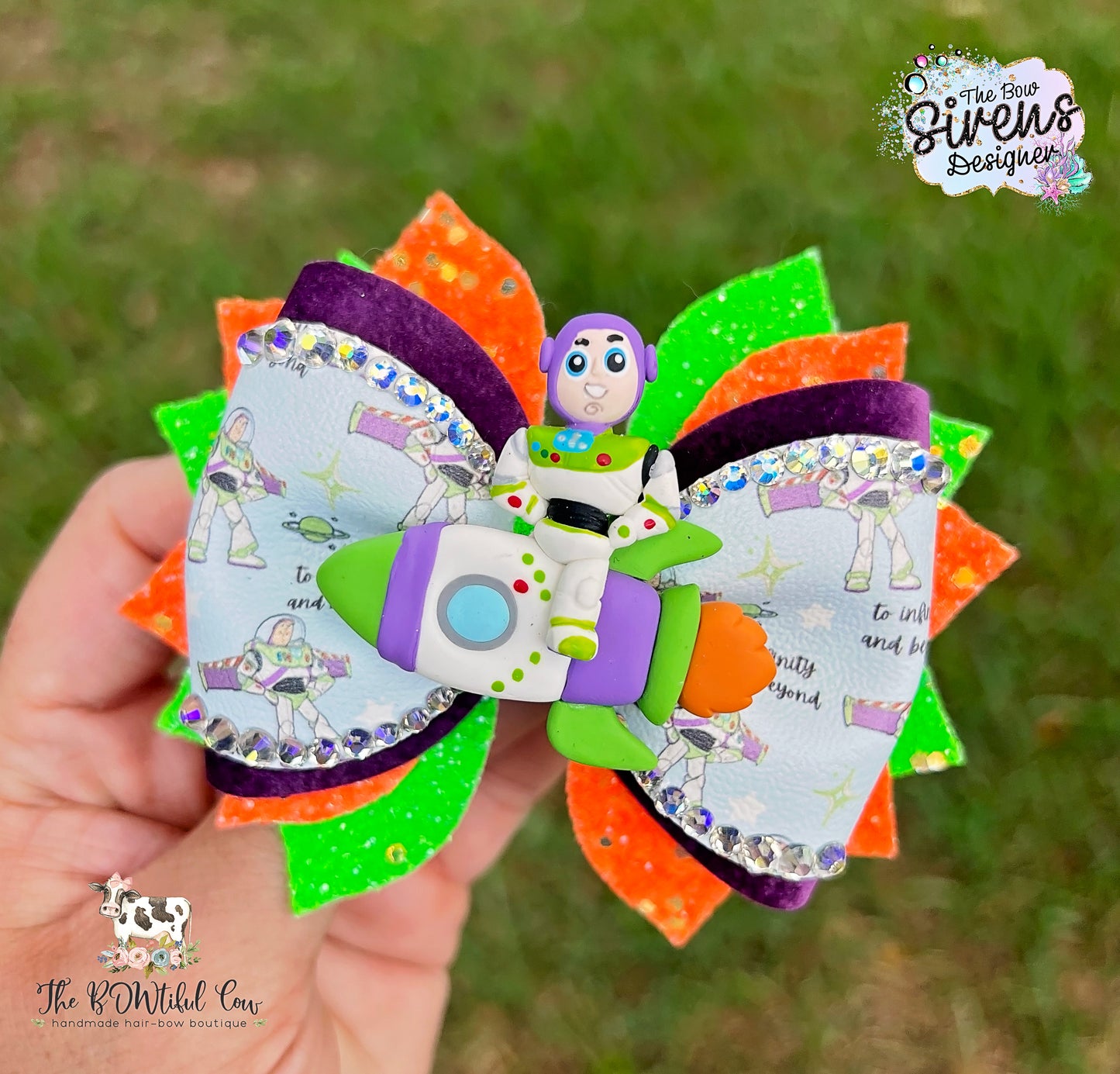 Astronaut Clementine Hair Bow