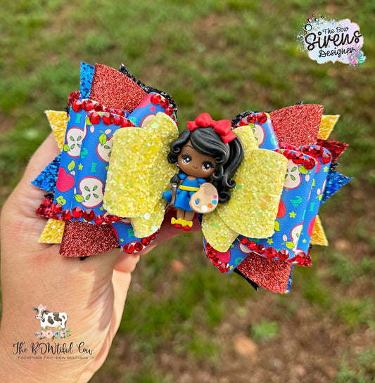 Back to School Over the Top Bow