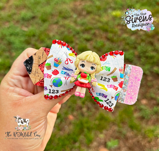 Back to School Pencil Bow