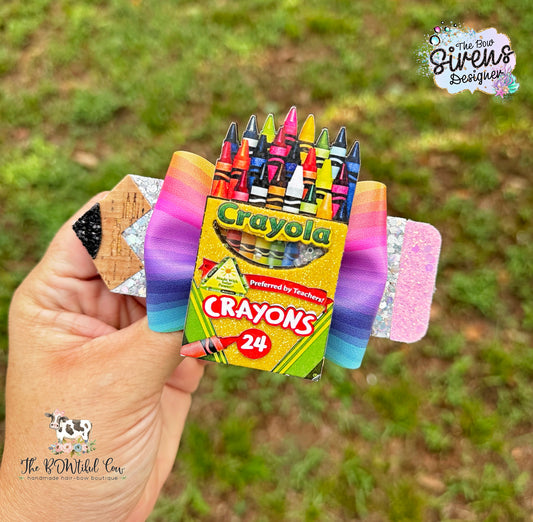 Back to School Pencil Bow