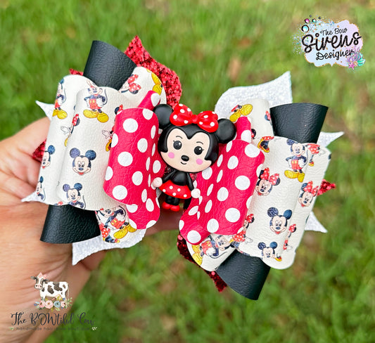 Mouse House Over the Top Bow