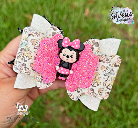 Mouse House Over the Top Bow