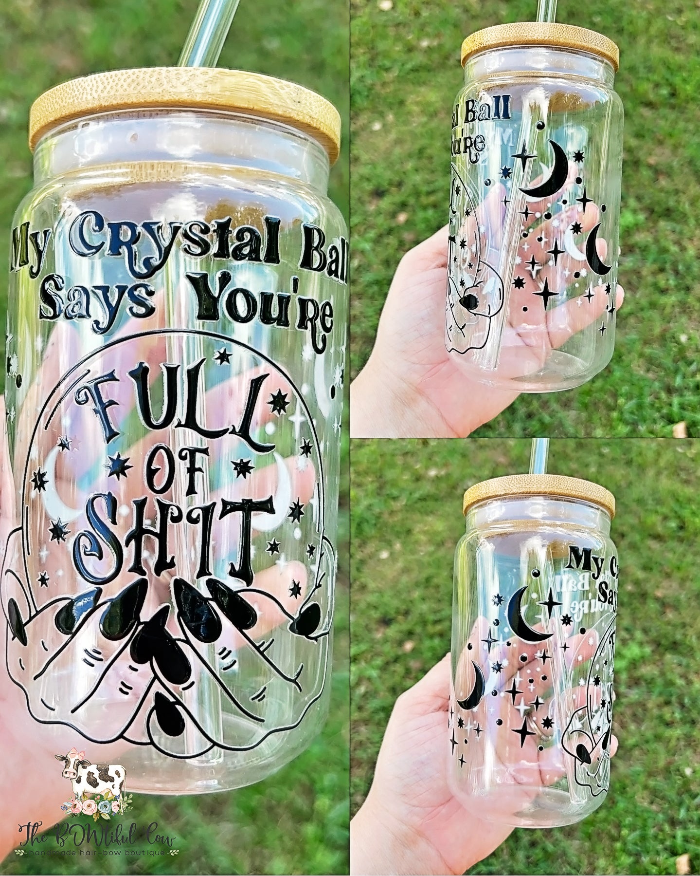 Crystal Ball Glass Tumbler