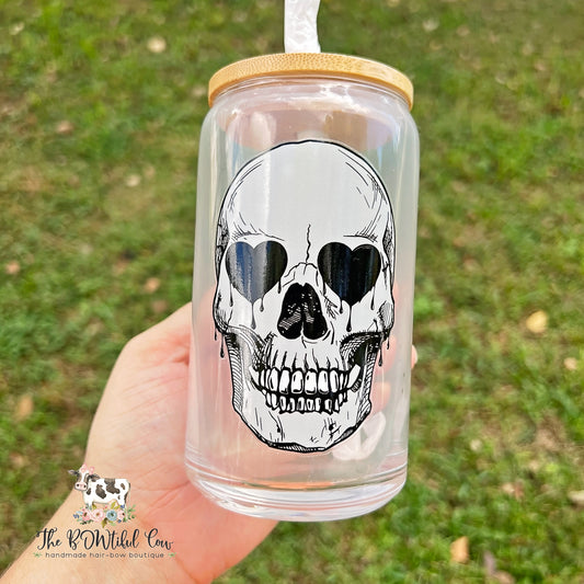 Skull Glass Tumbler