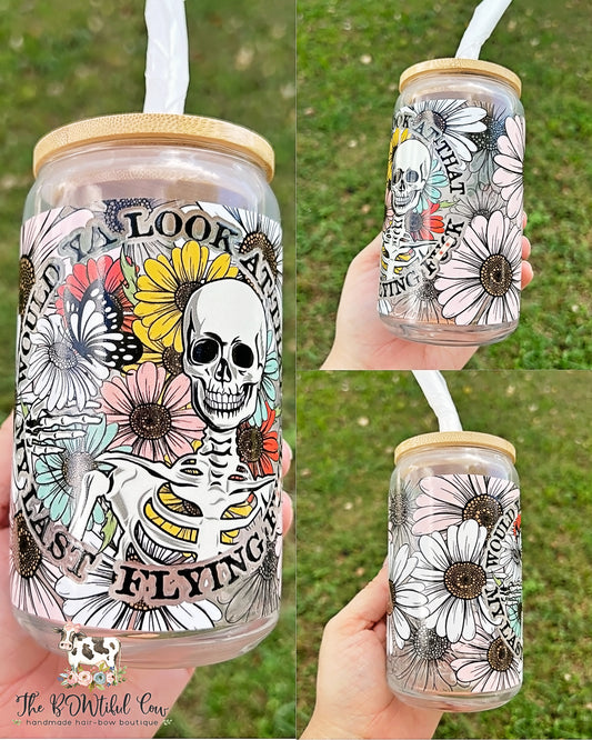 Skeleton Glass Tumbler