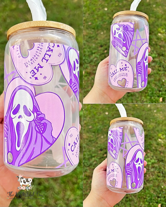 **Slightly Flawed** Call Me Maybe Glass Tumbler