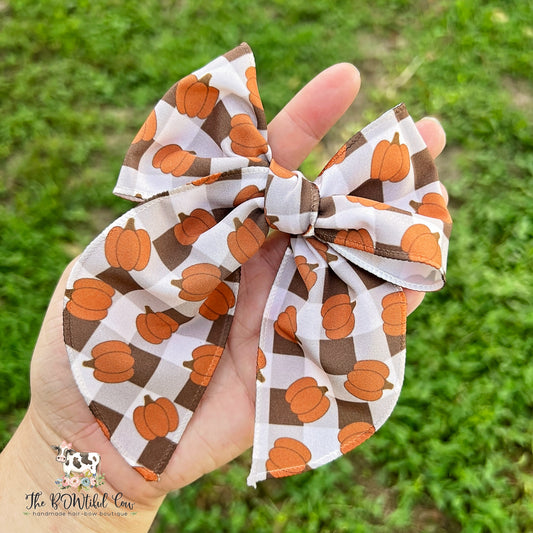 Fall Fabric Bow