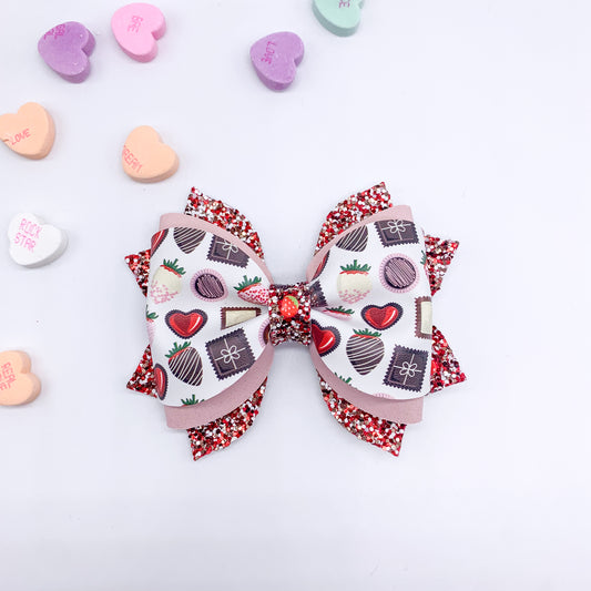 Life's a Box of Chocolates Clementine Hair Bow