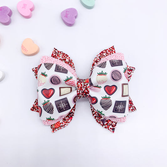 Life's a Box of Chocolates Clementine Hair Bow