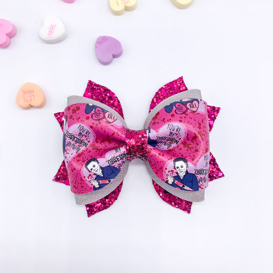 My Obsession Valentines Clementine Hair Bow