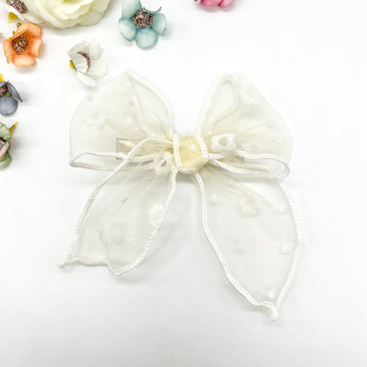 Hand Tied Spring Fabric Bow