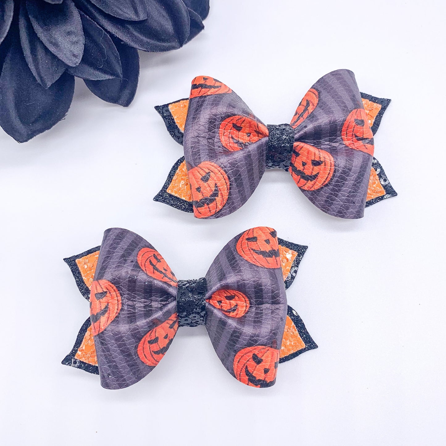 Pumpkin Hair Bow