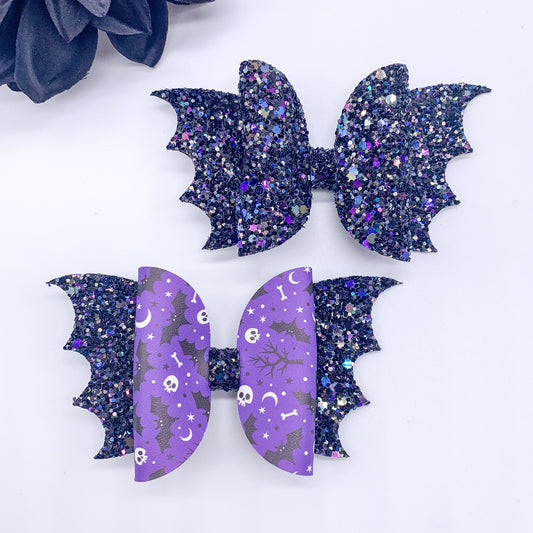 Halloween Bats Hair Bow